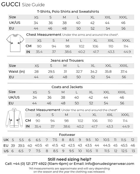 gucci size 42 conversion|Gucci shirt size chart.